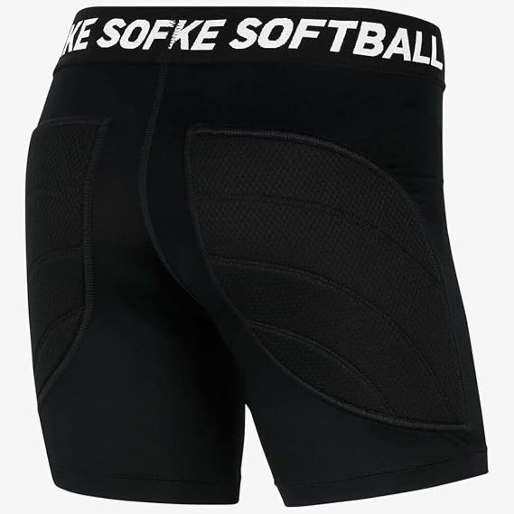Nike Girl's Dri-Fit Softball Slider Compression Shorts (Girls, XL, NWT) - Picture 3 of 8